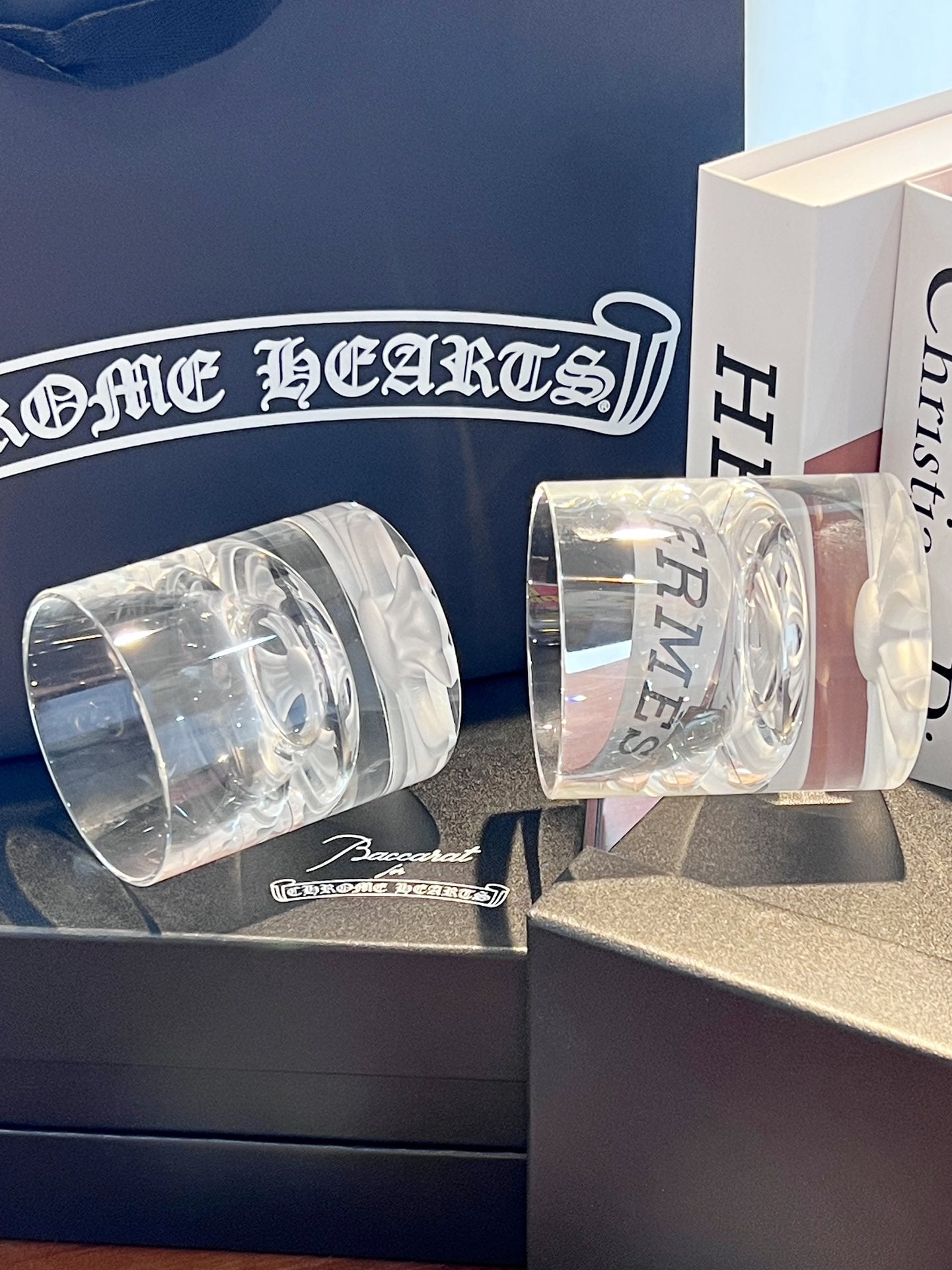 Chrome Hearts x Baccarat Collaboration – Limited Edition Crystal Tumblers