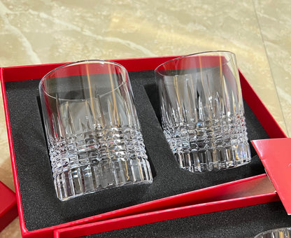 Baccarat Nancy Collection Whiskey Crystal Glasses (Set of 2) - Clear