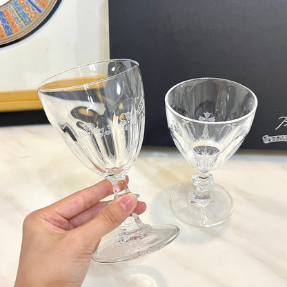 Baccarat x Chrome Hearts Collaboration Crystal Wine Glass Set