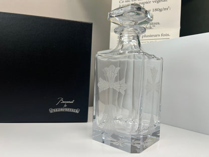 Chrome Hearts x Baccarat Collaboration - Handcrafted K9 Crystal Decanter with Laser-Etched Logo