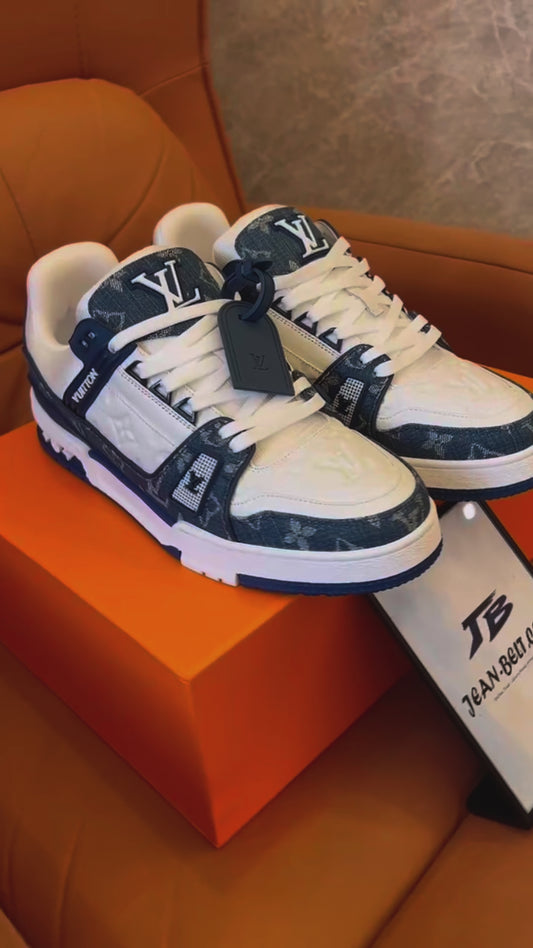 Louis Vuitton sneakers jean blue