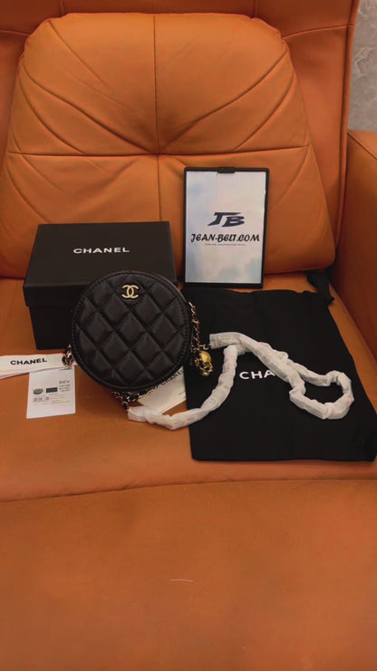 Chanel petite round cross-body bag