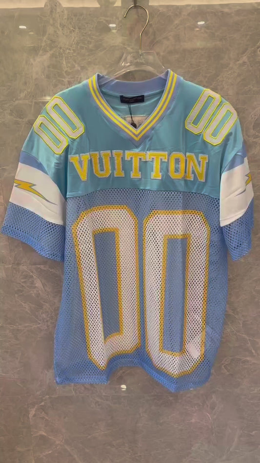 Louis vuiton 00 jersey t-shirt blue