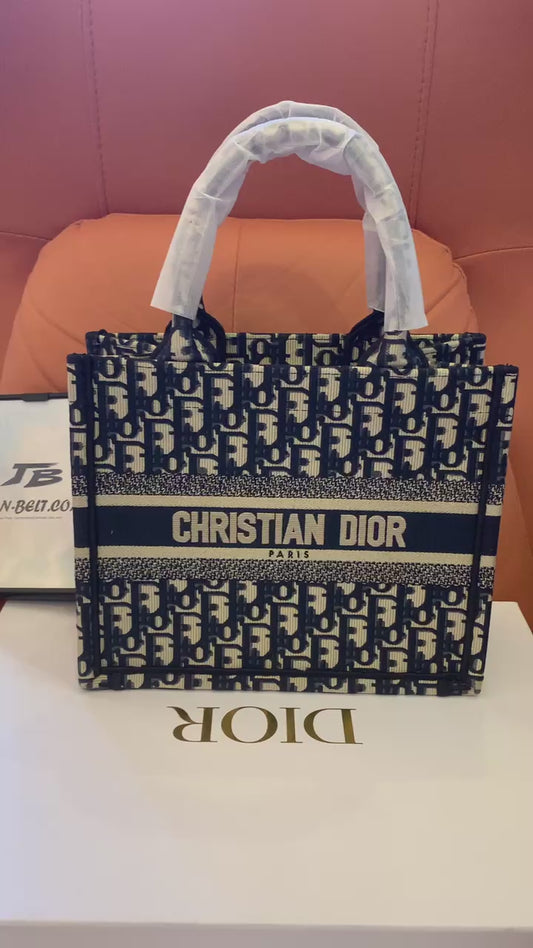 Dior mini book tote