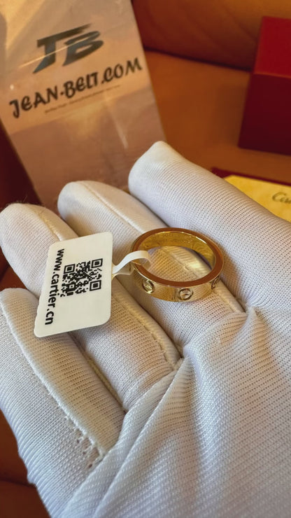 Cartier love classic ring rose gold