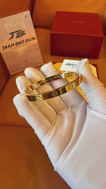 Cartier cnc love screw bracelet classic yellow gold