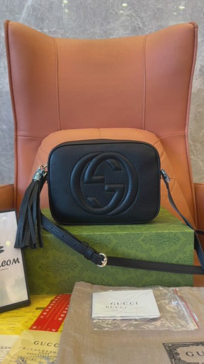 Gucci disco soho handbag black